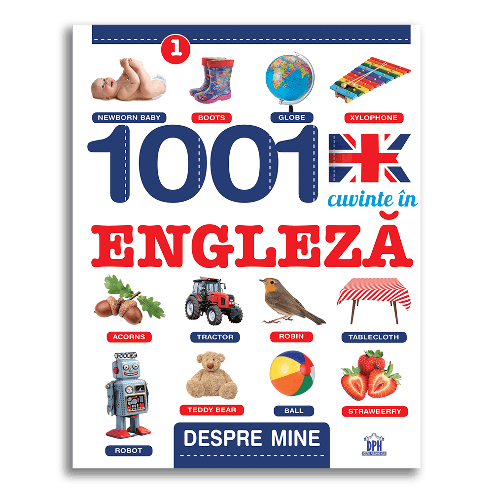 1001 Cuvinte in Engleza - Despre mine, DPH, 8-9 ani +