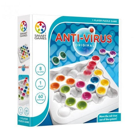 Smart Games - Anti-Virus, joc de logica cu 60 de provocari, 8+ ani