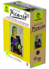 Kit Creativ si puzzle 224 piese Atelier Picasso, Ludattica, 8-9 ani +