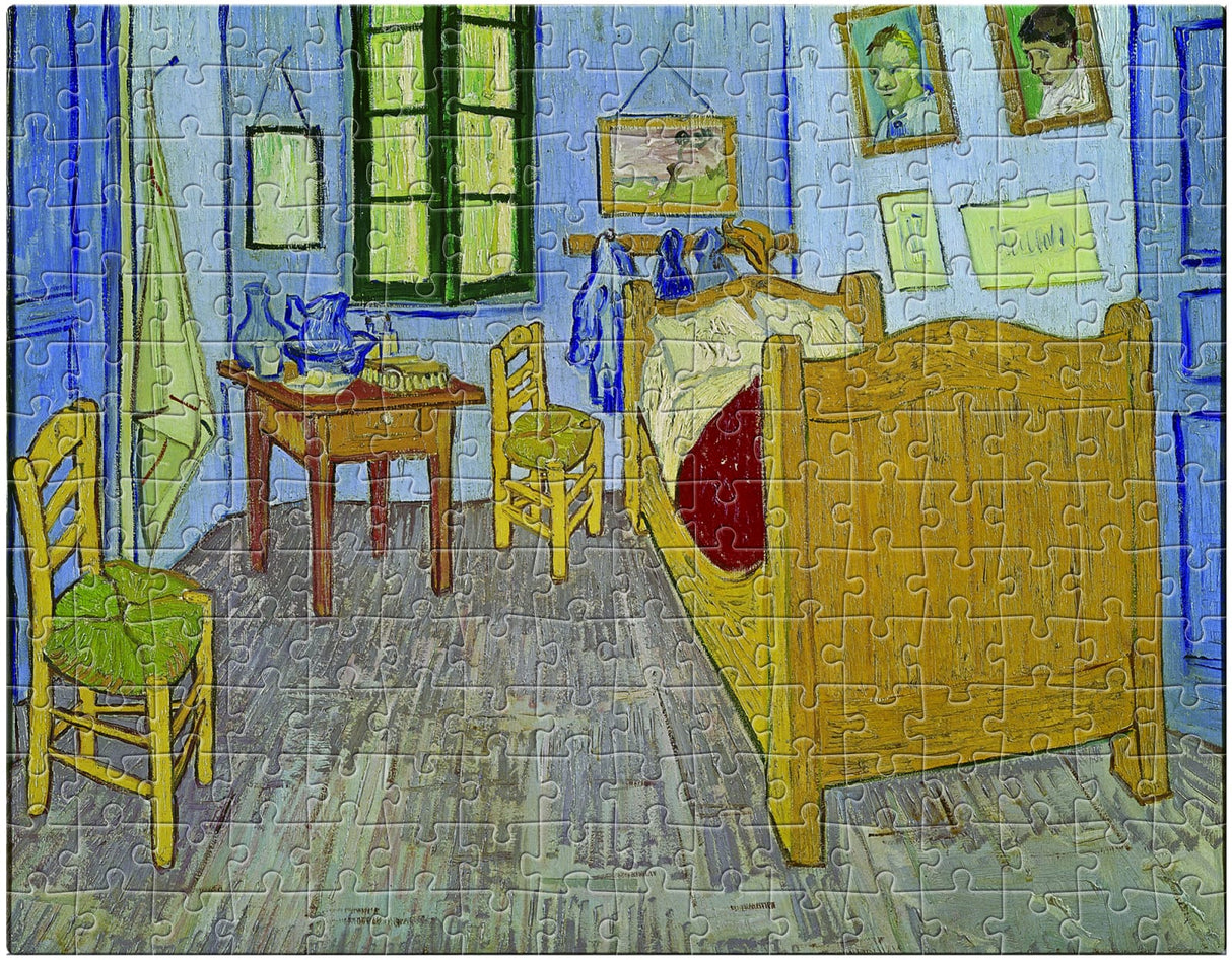 Kit Creativ si puzzle 224 piese Atelier Van Gogh, Ludattica, 8-9 ani +