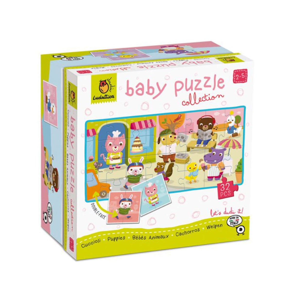 Baby Puzzle Catelusi, Ludattica,2-3, 24 piese