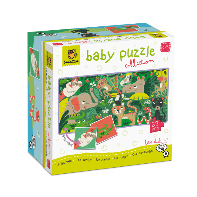 Baby Puzzle - Jungla new 2023, 2 - 5 Ani, 32 piese