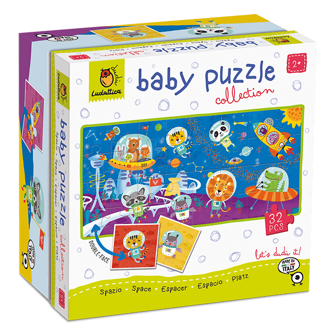 Baby Puzzle - Spațiul, Ludattica, 2-5 ani, 32 piese