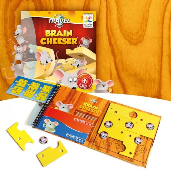 Smart Games - Brain Cheeser, joc de logica cu 48 de provocari, 6+ ani