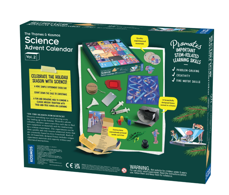 Jucarie educativa Kit STEM Calendarul stiintific de Advent versiunea 2, Thames & Kosmos