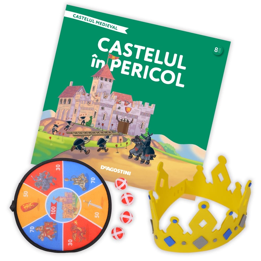 Castelul Medieval Nr. 08 - Castelul in pericol, DeAgostini, 3 ani+