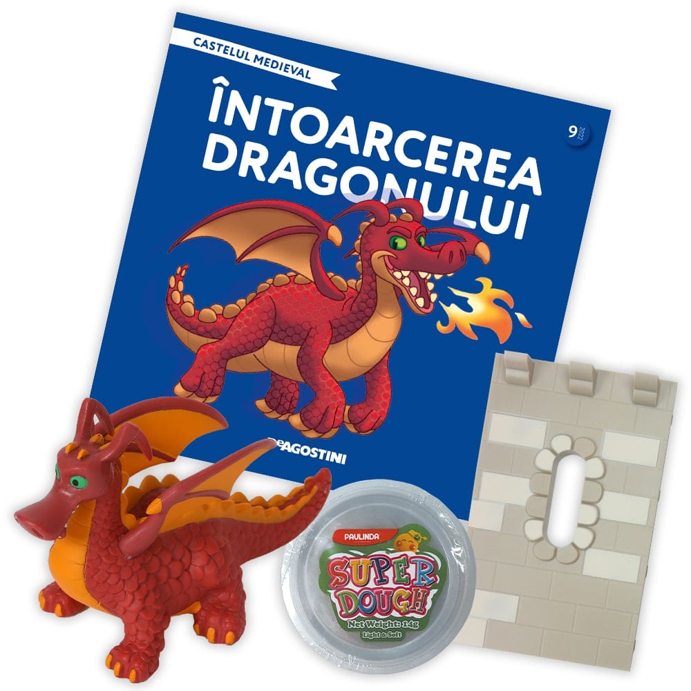 Castelul Medieval Nr. 09 - Intoarcerea Dragonului, DeAgostini, 3 ani+