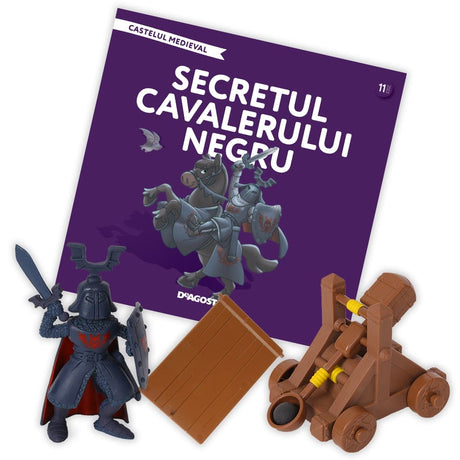 Castelul Medieval Nr. 11 - Secretul cavalerului negru, DeAgostini, 3 ani+