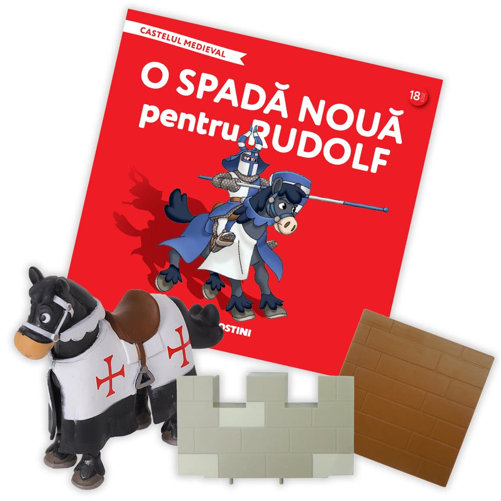 Castelul Medieval Nr. 18 - O spada noua pentru Rudolf, DeAgostini, 3 ani+