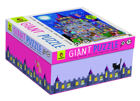 Puzzle de podea - Castelul Zânelor +3 Ani, 48 piese