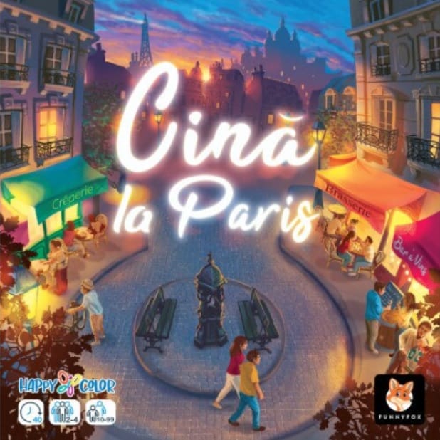 Cina la Paris, joc de societate, 10 ani +