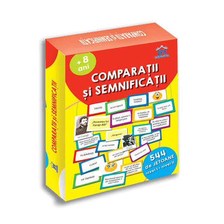 Comparatii si semnificatii - 544 de jetoane, DPH, 8-9 ani +