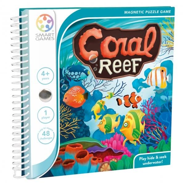 Smart Games - Coral Reef, joc de logica cu 48 de provocari, 6 ani +