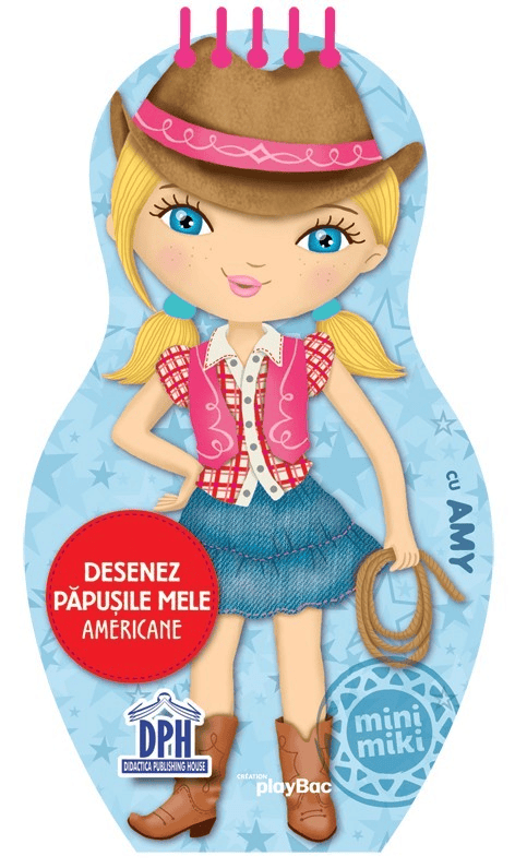 Desenez papusile mele - Americane - cu Amy, DPH, 4-5 ani +