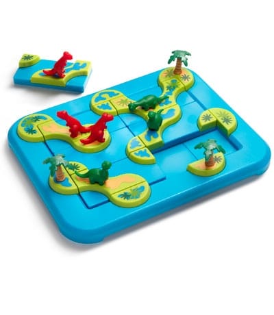 Smart Games - Dinosaurs Mystic Islands, joc de logica cu 80 de provocari, 6+ ani