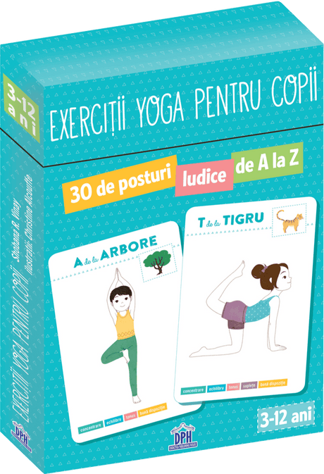 Exerciţii Yoga pentru copii, DPH, 2-3 ani +