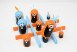 GOBBLET GOBBLERS PLASTIC, Blue Orange, 4-5 ani +