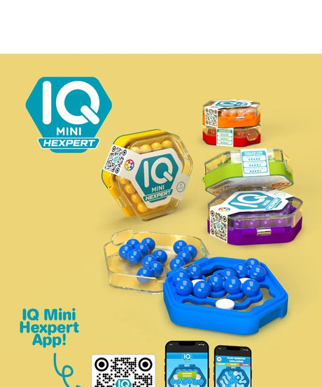 Smart Games - IQ Mini Hexpert, joc de logica, 7+ ani