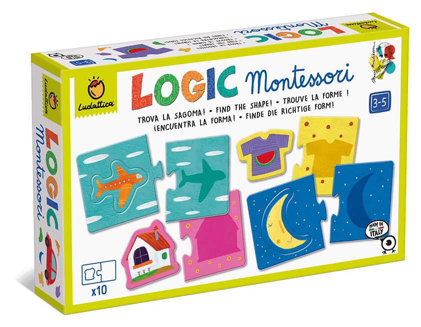 Joc de logica montessori,  - Umbre, Ludattica, 3-5 ani