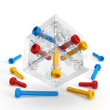 Smart Games - Criss Cross Cube, joc de logica cu 80 de provocari, 8+ ani