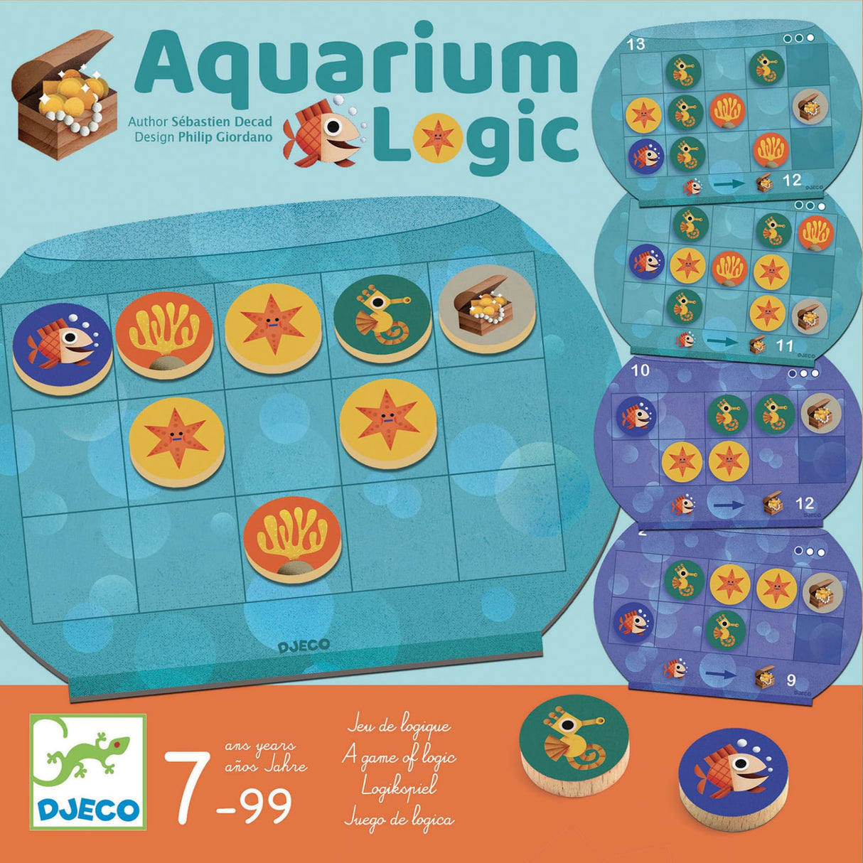 Joc de logica Djeco, Aquarium, 7-99 ani