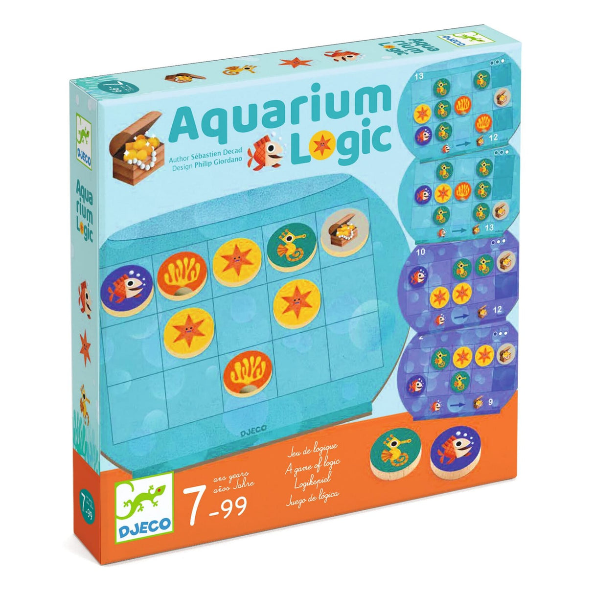 Joc de logica Djeco, Aquarium, 7-99 ani