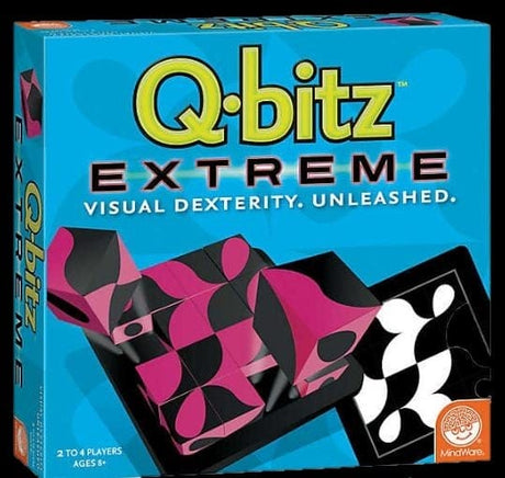 Q-bitz Extreme, joc de logică cu piese din lemn, MindWare, +8 ani