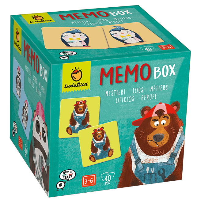 Joc de memorie Memobox Meserii, Ludattica,2-3 +