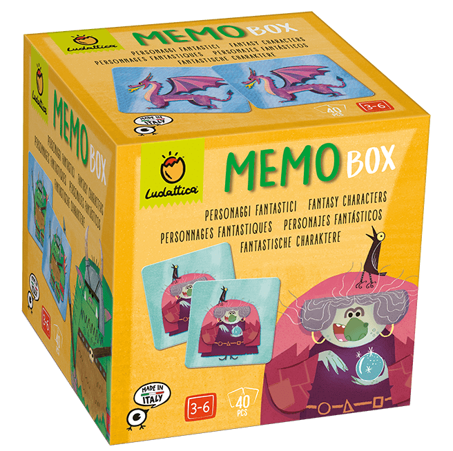 Joc de memorie Memobox, Persoanje fantastice, Ludattica,2-3 +