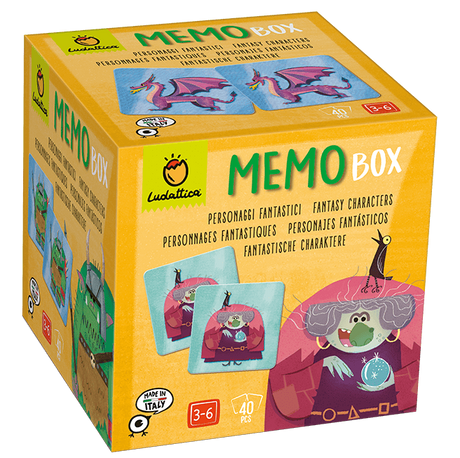 Joc de memorie Memobox, Persoanje fantastice, Ludattica,2-3 +