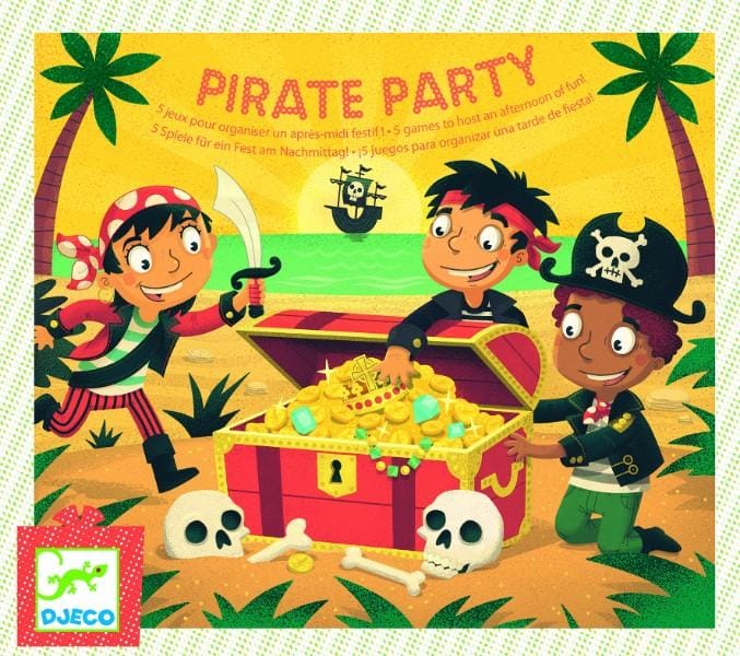 Joc de petrecere Djeco Pirate party- gaseste comoara