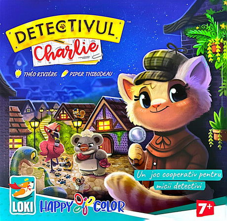 Joc de strategie si cooperare Detectivul Charlie, Loki, +7 ani