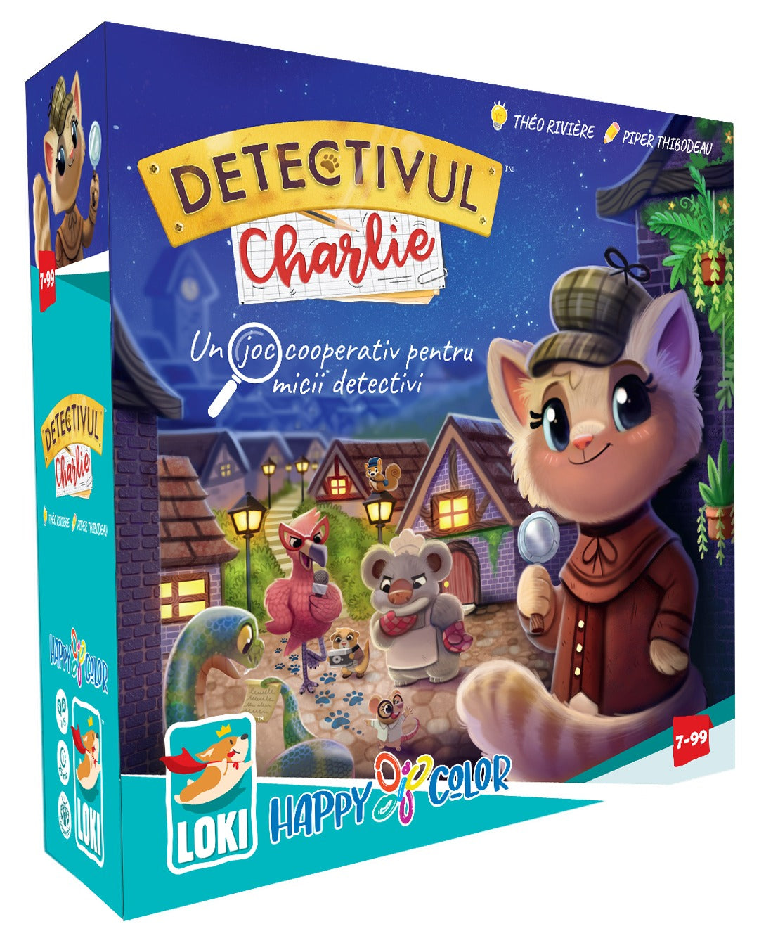 Joc de strategie si cooperare Detectivul Charlie, Loki, +7 ani