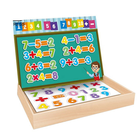 Joc Educativ cu Tabla Magnetica si de Desenat - Cifre Magnetice, Cypress Toys, 3 ani+