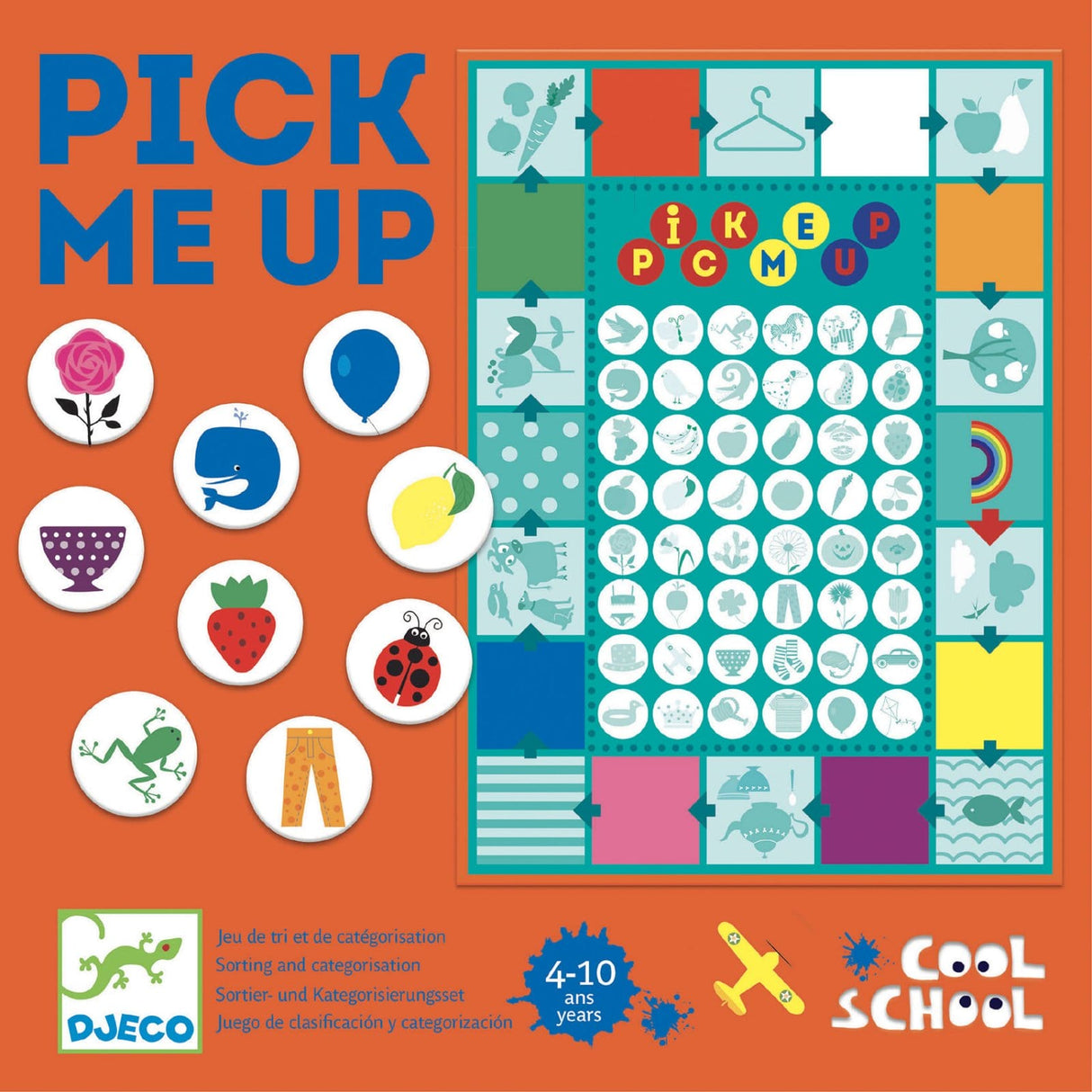 Joc educativ Djeco, Pick me up- Potriveste piesele