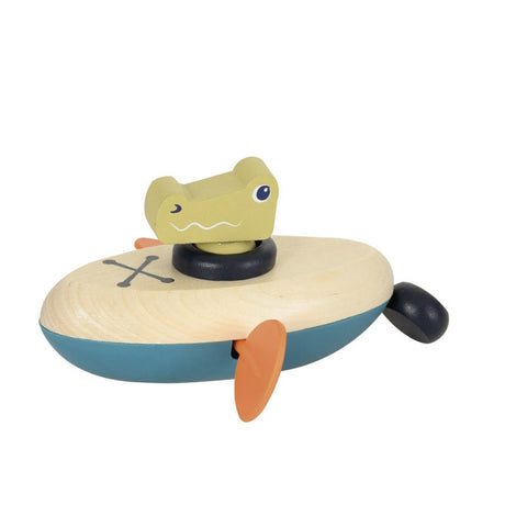 Jucarie pentru baie, Barcuta crocodil, Egmont Toys, 2 ani+