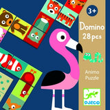 Jucarii Educative Domino animo puzzle Djeco