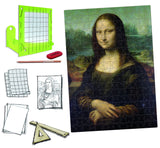 Kit Creativ si puzzle 224 piese Atelier Leonardo da Vinci, Ludattica, 8-9 ani +