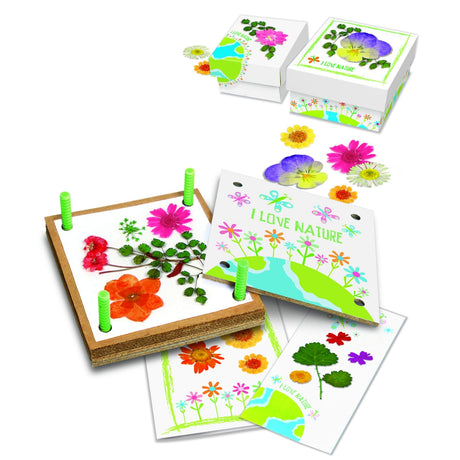 Kit creativ - Presa pentru flori si frunze, Green Creativity, + 5 ani