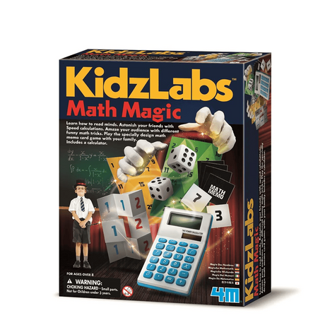 Kit Magie cu matematica KidzLabs, 4M, +8 ani