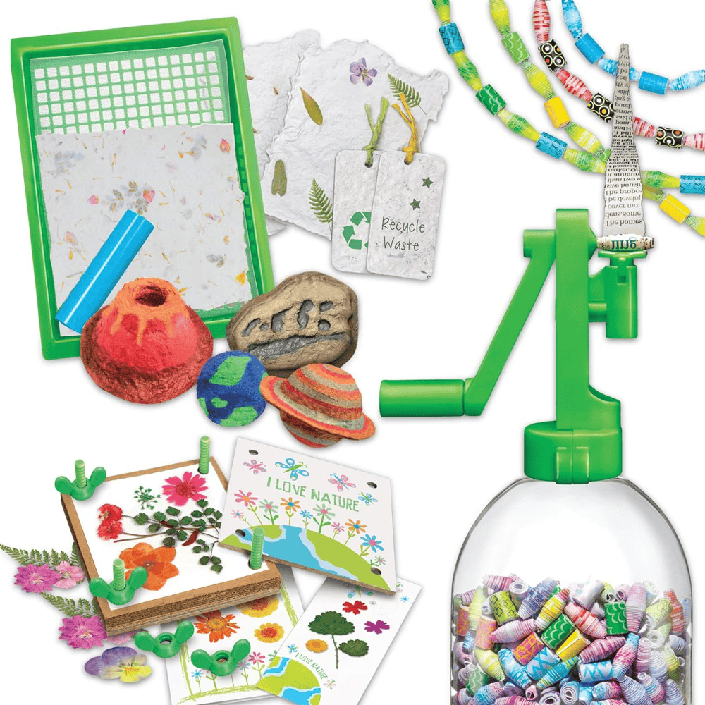 Kit stiintific - Arta cu Hartie Reciclata, STEAM Kids, 4M, +5 ani