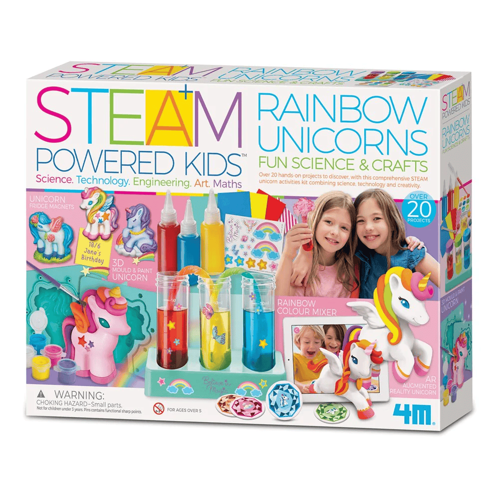 Kit stiintific - Curcubee si Unicorni, STEAM Kids, 4M, +5 ani