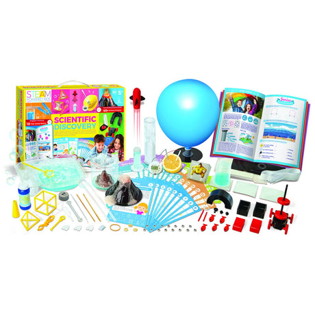 Kit stiintific - Descoperiri stiintifice Vol. 1 - 42 experimente, STEAM Kids, 4M, +8 ani