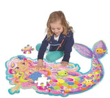 Puzzle de podea Sirena Magica, 100 cm, Peaceable Kingdom, +3 ani