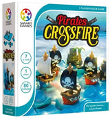 Smart Games - Pirates Crossfire, joc de logica cu 80 de provocari, 7+ ani