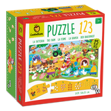 Puzzle 123 - Ferma, Ludattica, 3 ani+