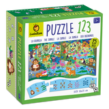 Puzzle 123 - Jungla, Ludattica, 3 ani+