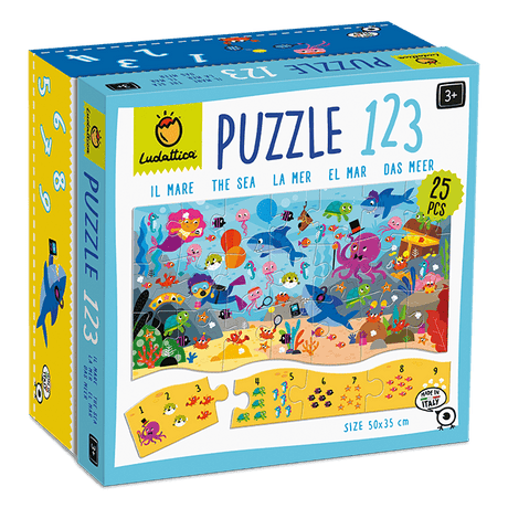 Puzzle 123 - Marea, Ludattica, 3 ani+, 25 piese