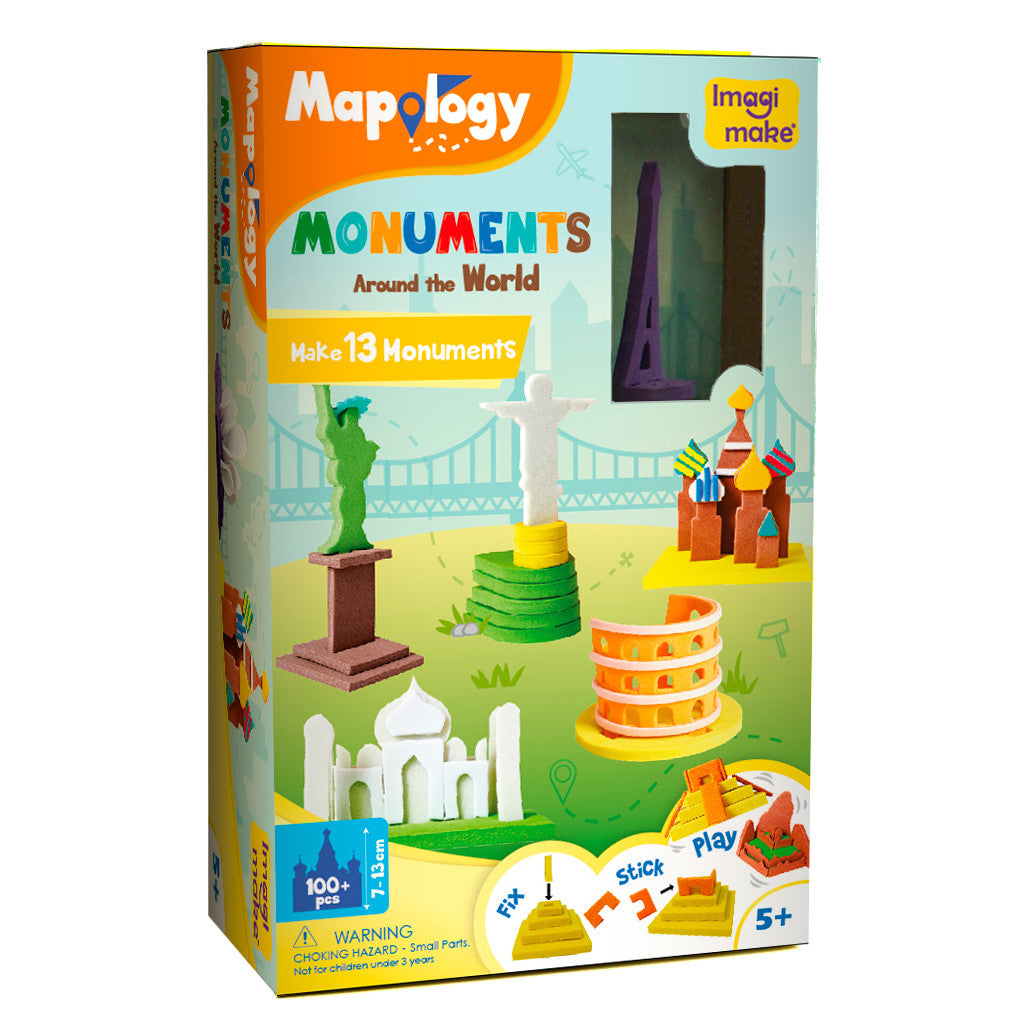 Puzzle 3D Monumente, Imagimake, 5 ani+