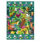 Puzzle gigant Djeco, Aventuri in padure, + 5 ani